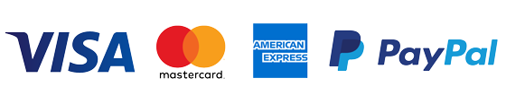 Visa, Mastercard, American Express Accepted