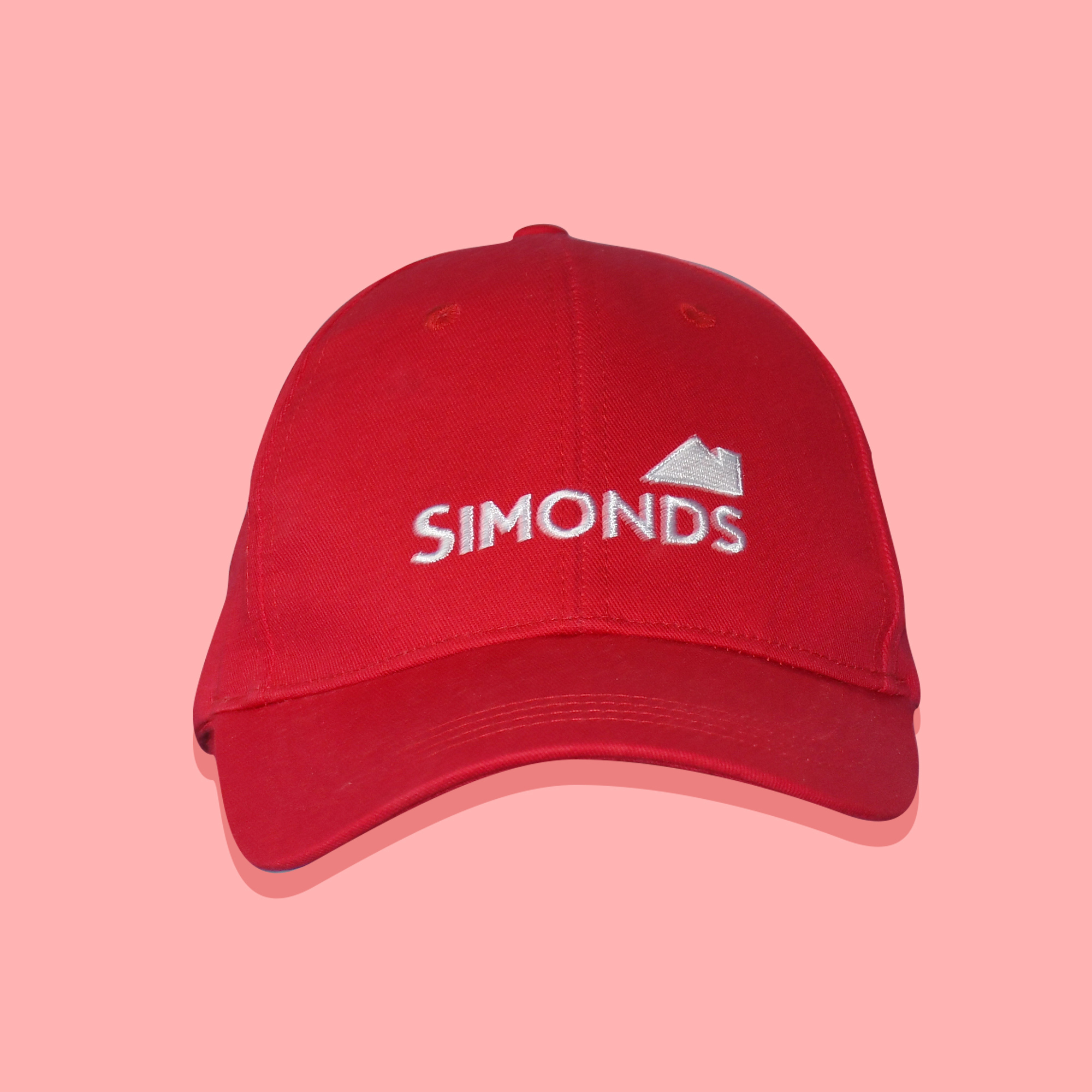 02_Simonds red cap Basic Cotton Dad Cap