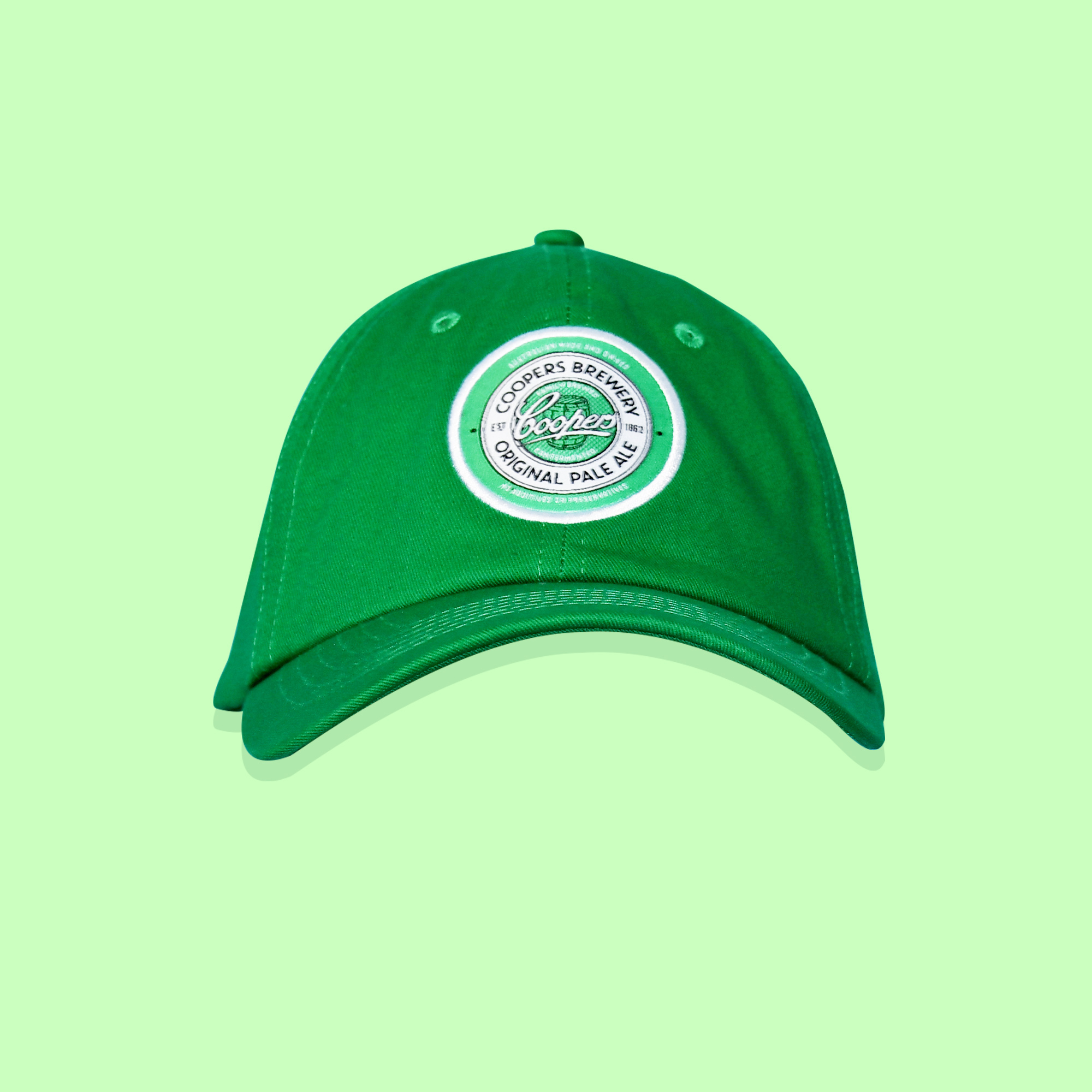 05 COOPERS_GREEN CAP Basic Cotton Dad Cap