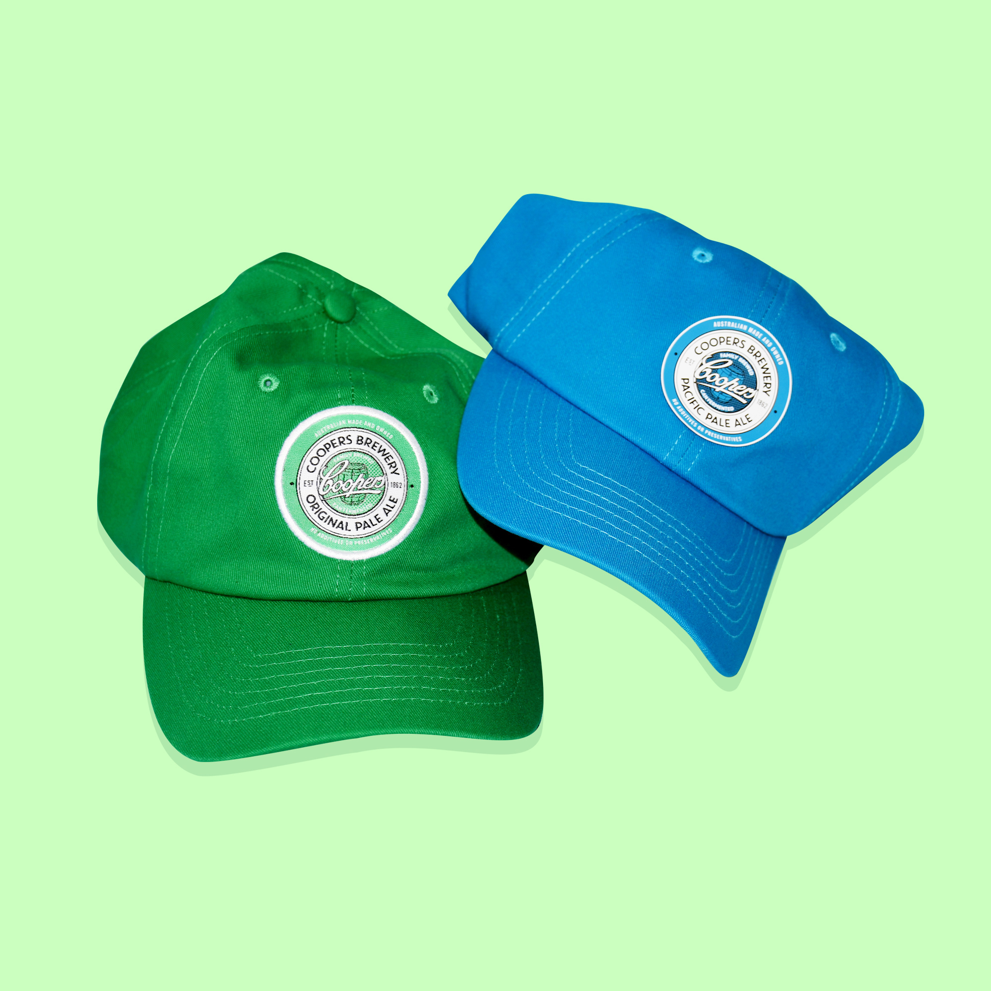 06 COOPERS_GREEN CAP Basic Cotton Dad Cap