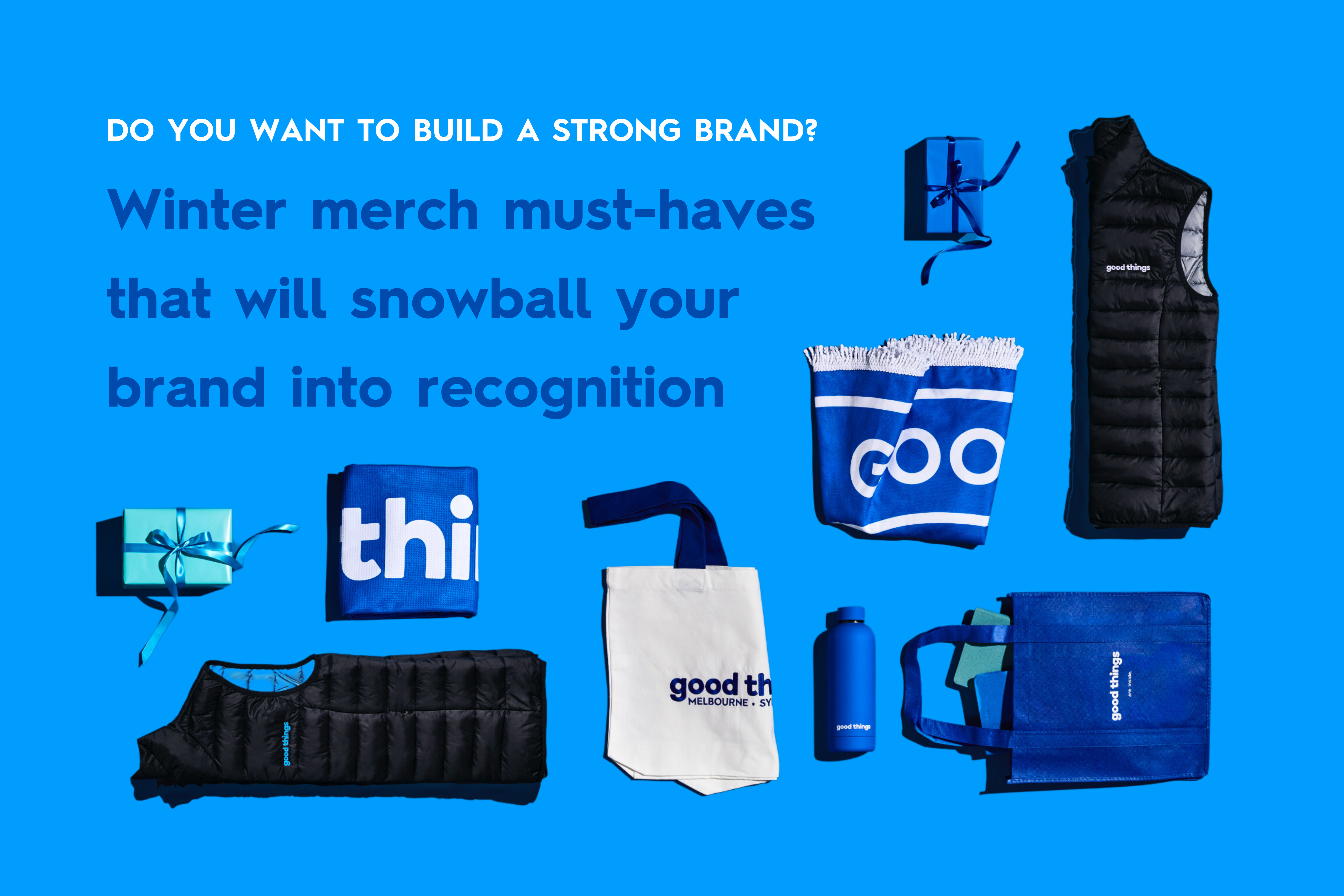 ⛄️ Do you want to build a strong brand? Winter merch must-haves that will snowball your brand into recognition